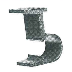 Prisionero de aluminio para tubo 32 mm. Rufepa