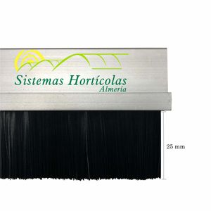 CEPILLO ALUMINIO 25 mm ALTO x 3 m LARGO Sistemas Hortícolas Almería
