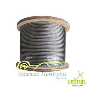 CABLE ACERO INOX. 3mm R/1000m Sistemas Hortícolas Almería