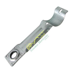 BRAZO FIJO 90mm 3" CON COJINETE PARA TUBO 1" Sistemas Hortícolas Almería