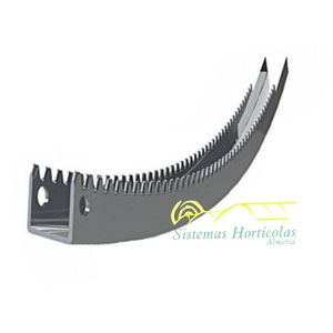 CREMALLERA 2mm CURVA 1.30m Sistemas Hortícolas Almería