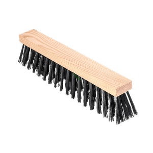 Cepillo Barrendero Fibra Plástico Negro
